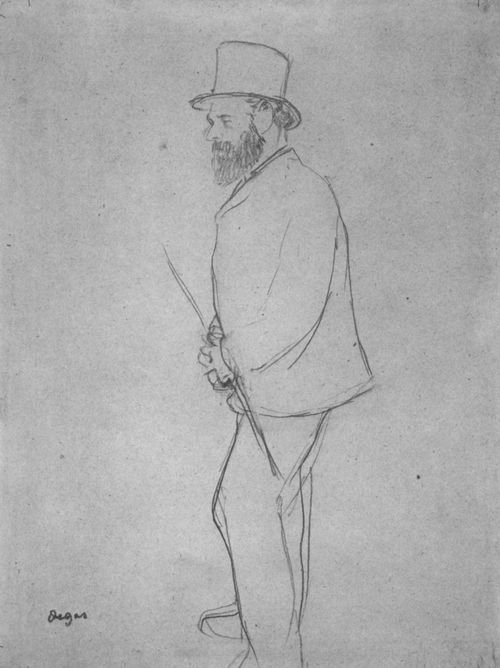 Édouard Manet en la carrera de Edgar Degas