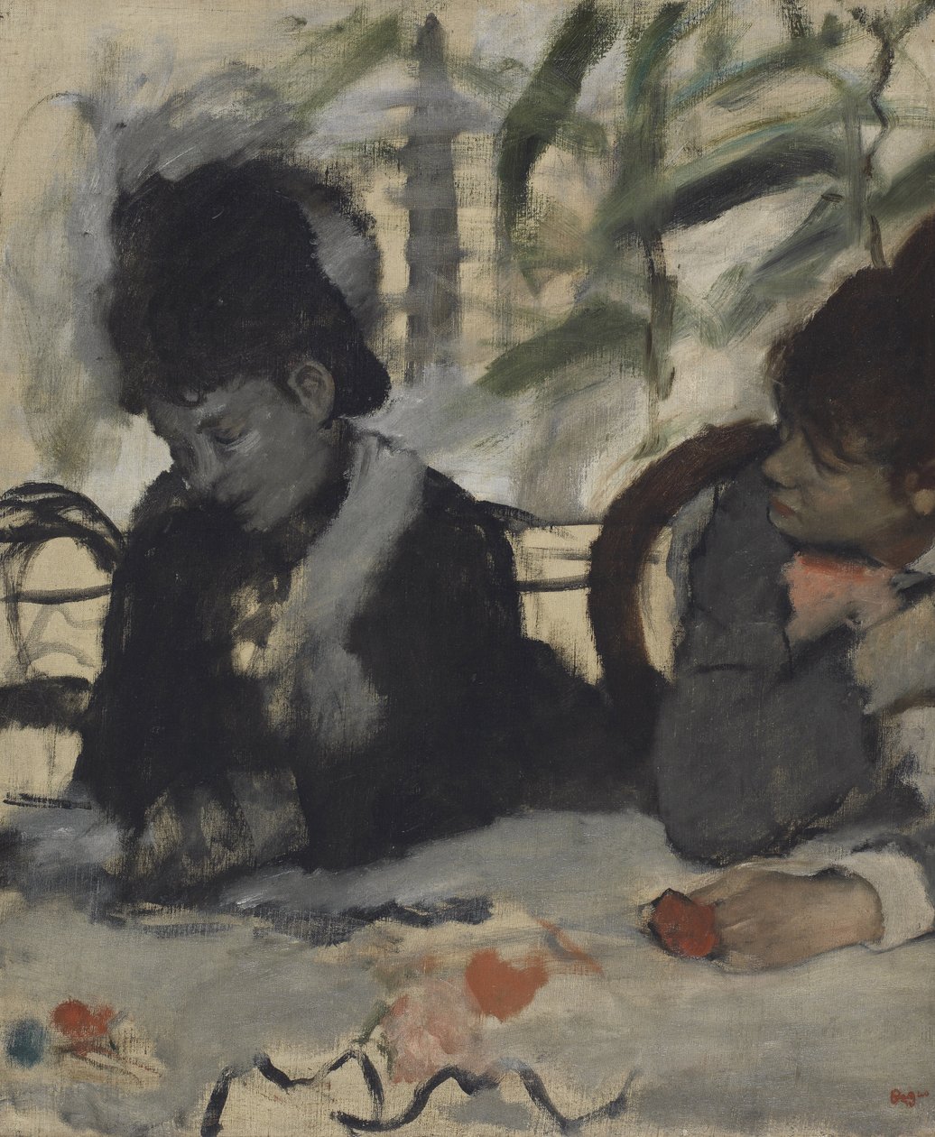 En el café, c.1875-7 de Edgar Degas