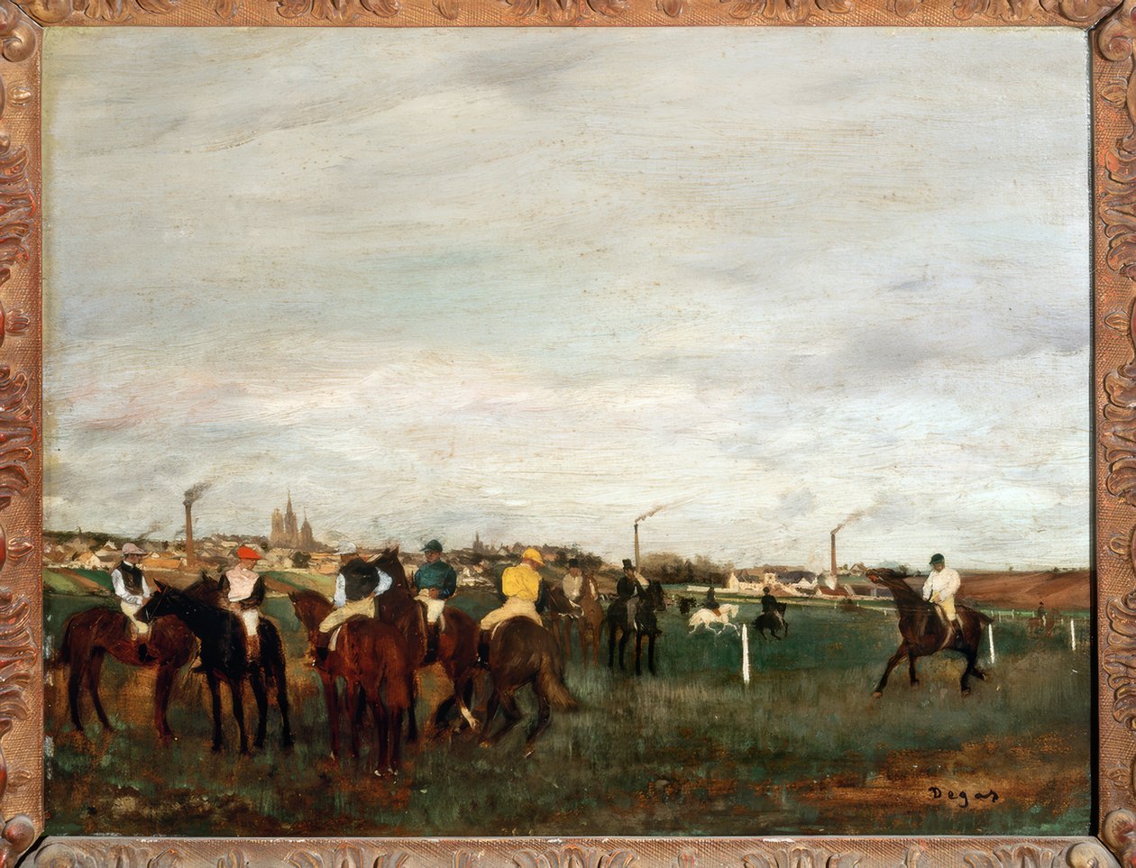En el lugar de la silla de Edgar Degas