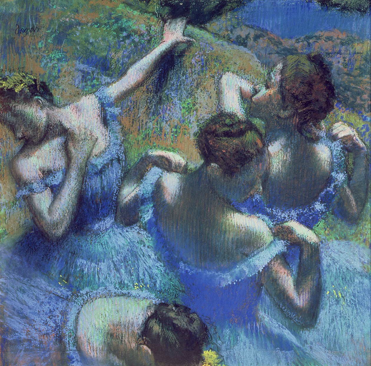 Bailarinas azules, c.1899 de Edgar Degas