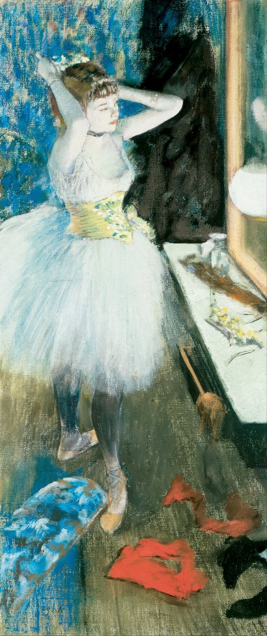 Bailarina en su camerino de Edgar Degas