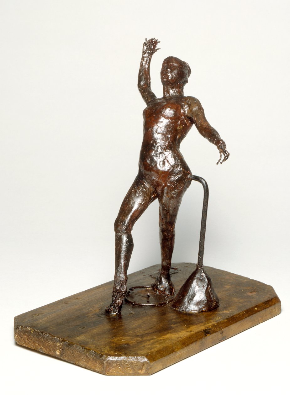 Bailarina con pandereta, c.1895 de Edgar Degas