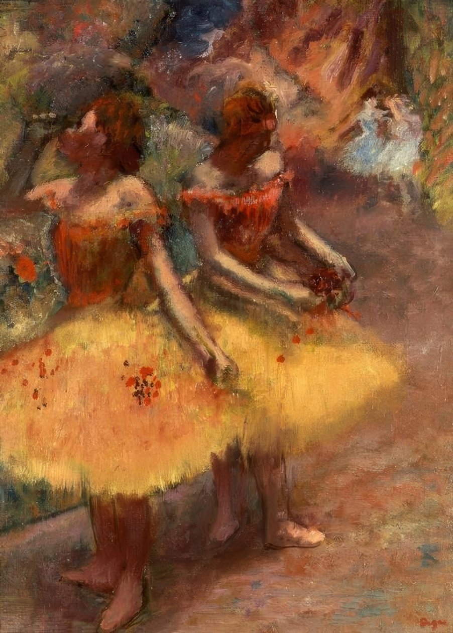 Dos bailarinas de Edgar Degas