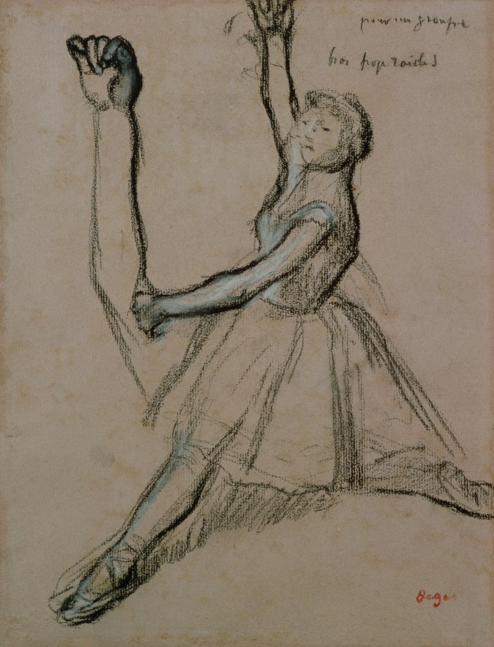 Estudio de una bailarina de Edgar Degas
