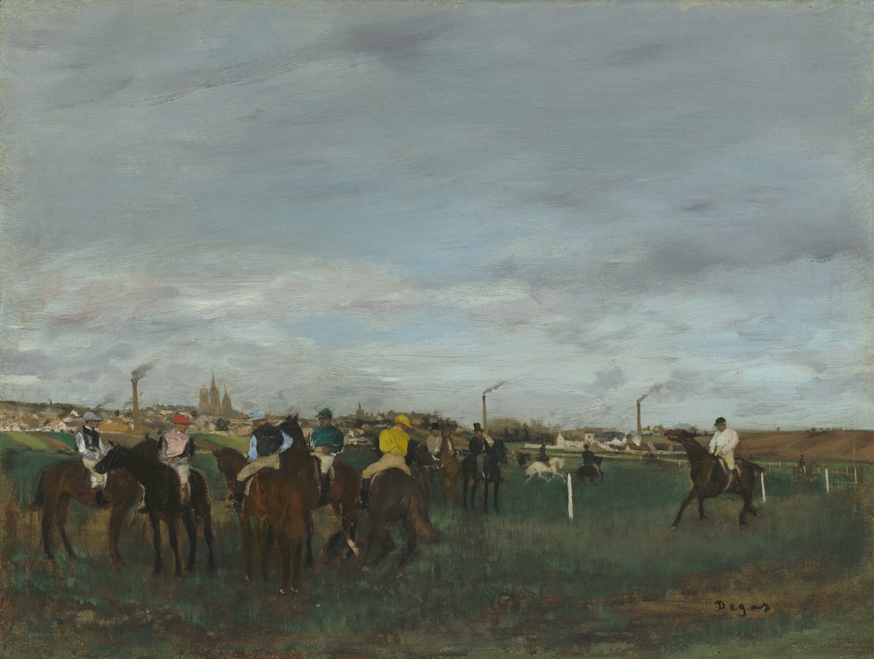 Las carreras, 1871-2 de Edgar Degas