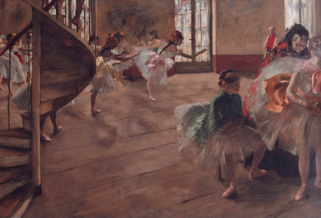 El ensayo de Edgar Degas