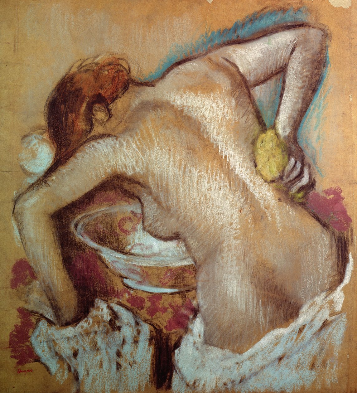 Mujer en su tocador, c.1894 de Edgar Degas