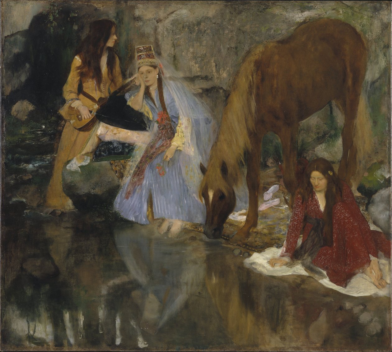 Retrato de Mlle Fiocre en el ballet La Source de Edgar Degas
