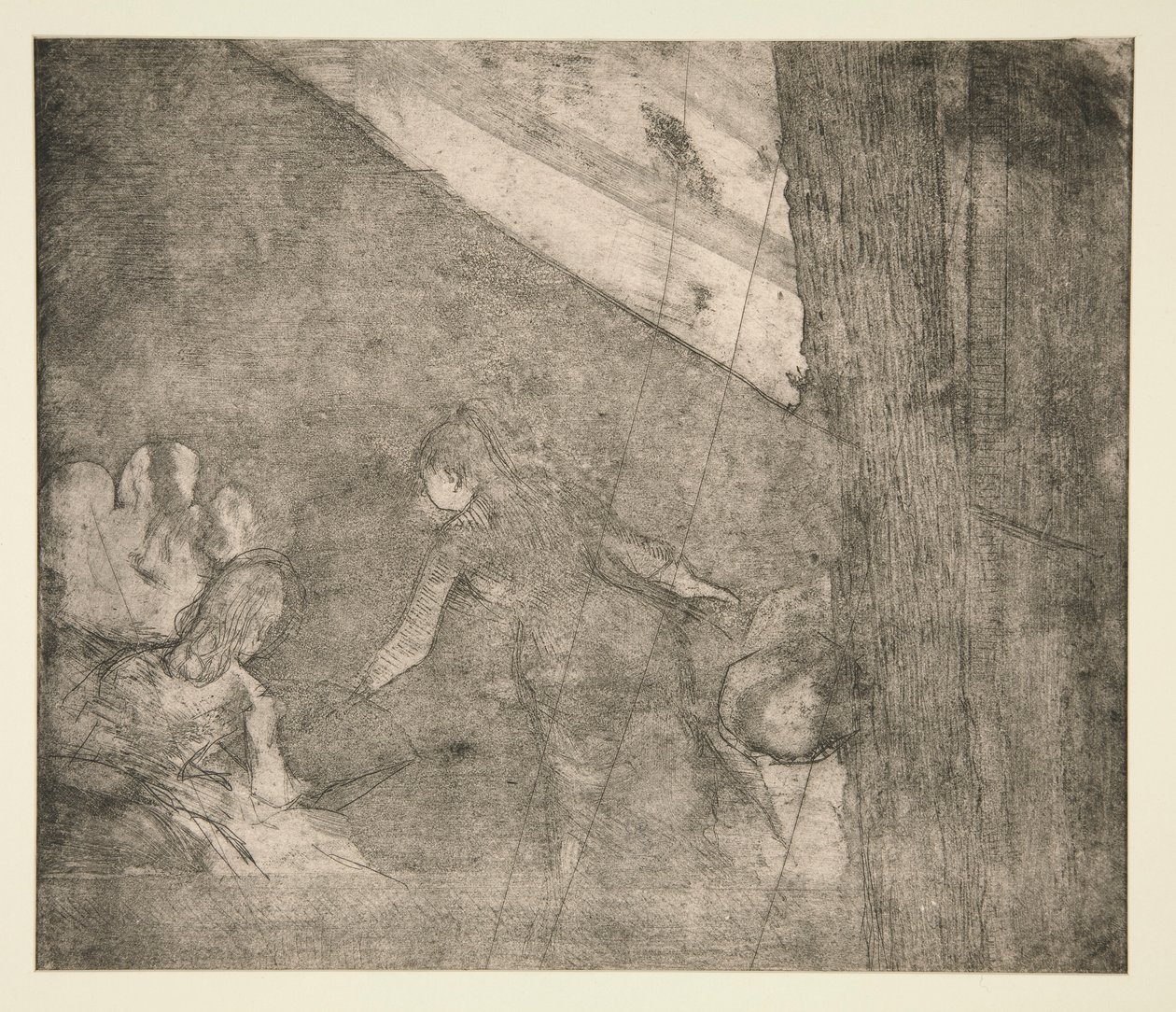 en los embajadores de Edgar Degas
