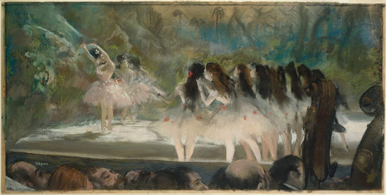 Ballet en la Ópera de París de Edgar Degas