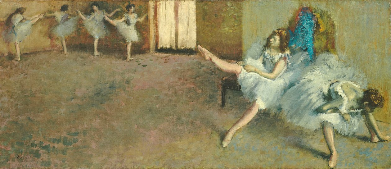 Antes del Ballet de Edgar Degas