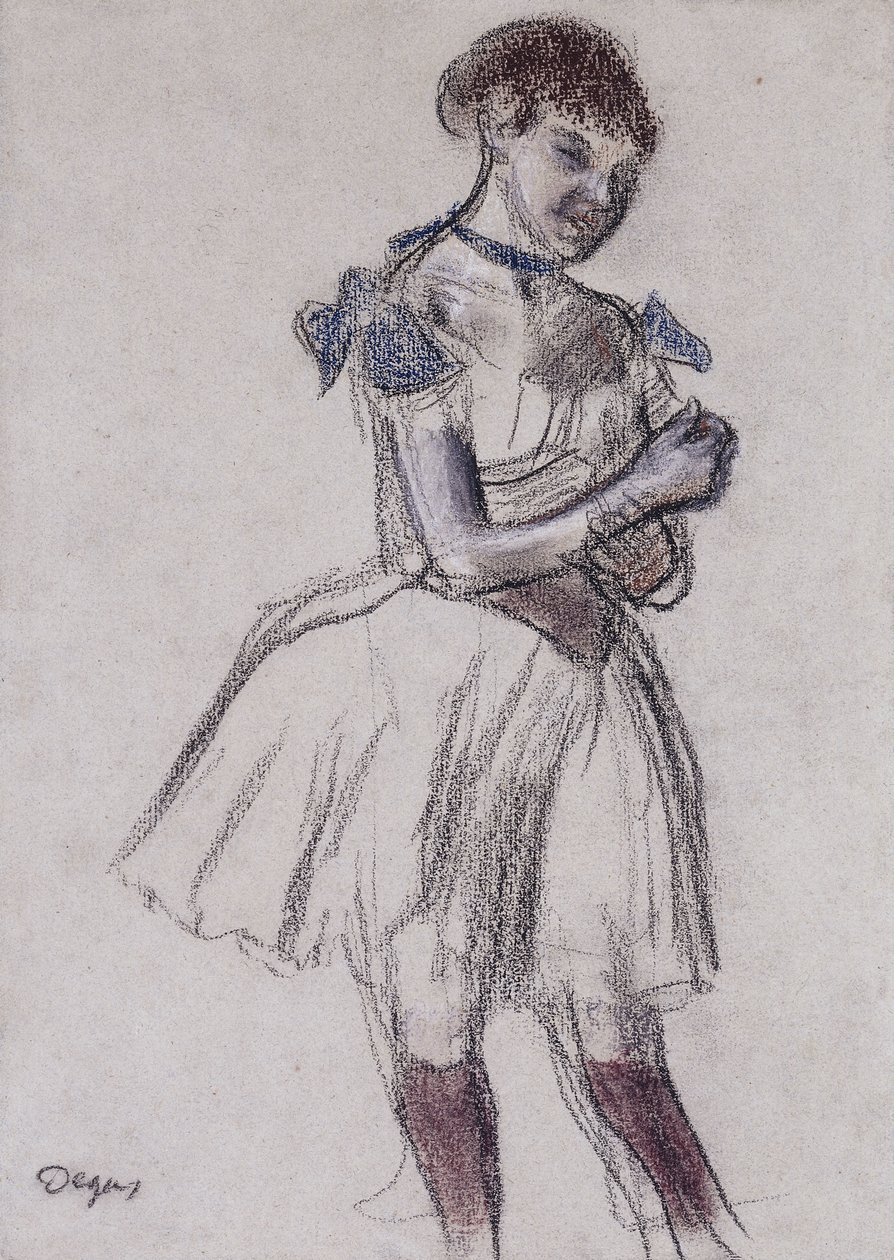 Bailarina; Danseuse, c.1880 de Edgar Degas