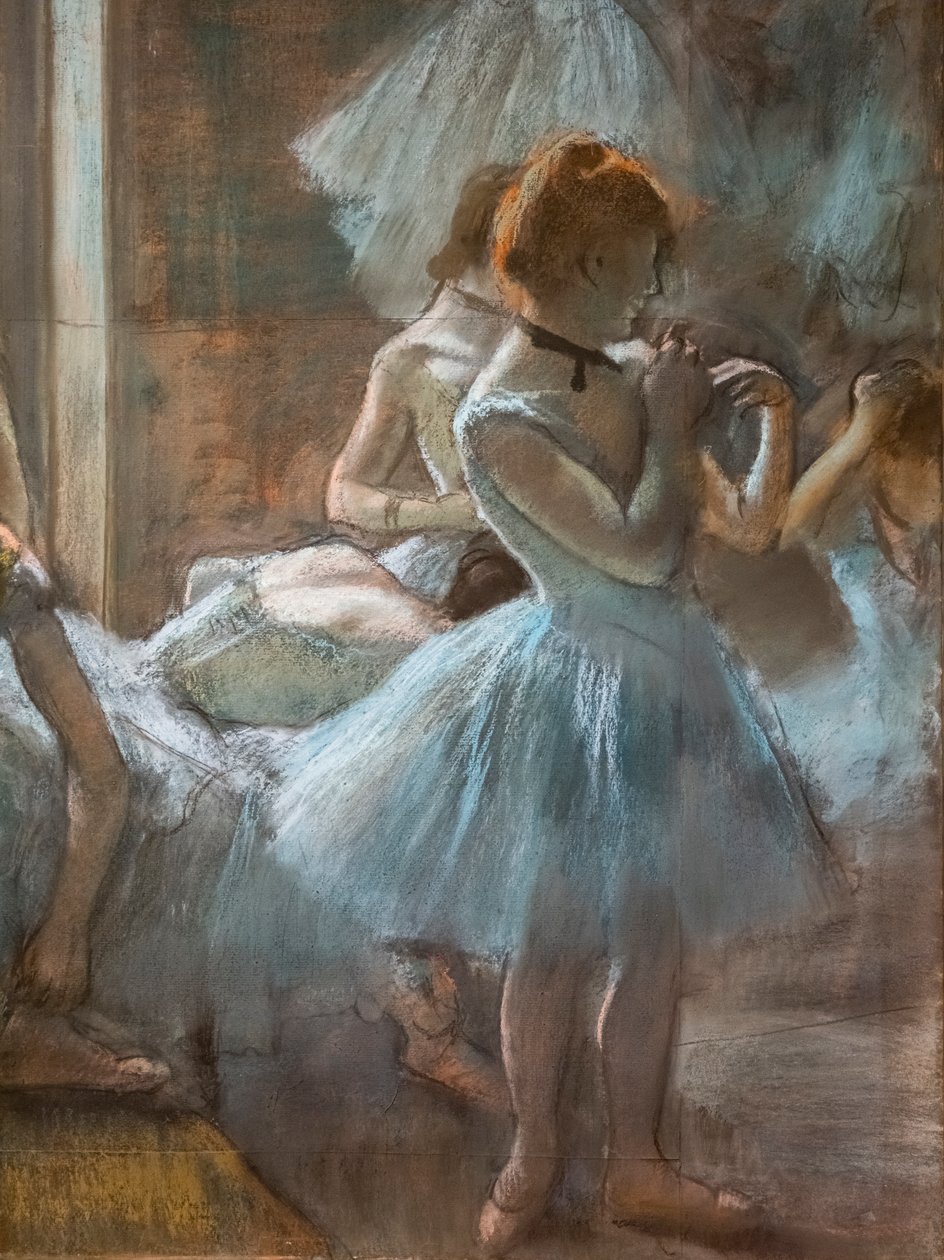 Bailarinas (detalle). 1884-1885. de Edgar Degas