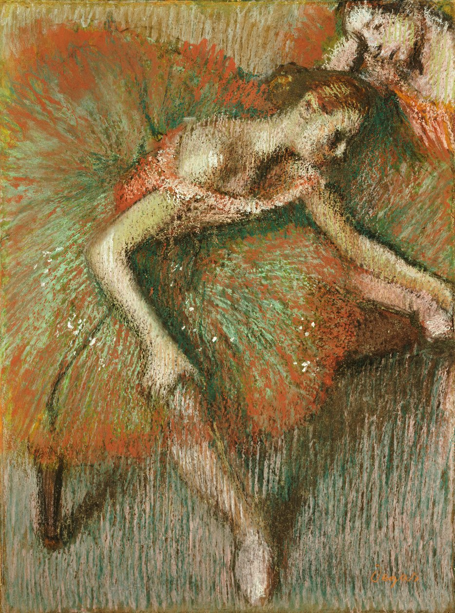 Bailarines, c.1899 de Edgar Degas