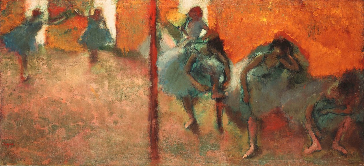 Bailarines en un Estudio, 1900-05 de Edgar Degas