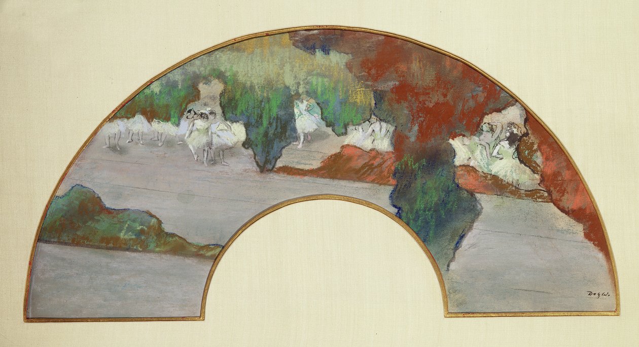 Abanico, c.1879 de Edgar Degas