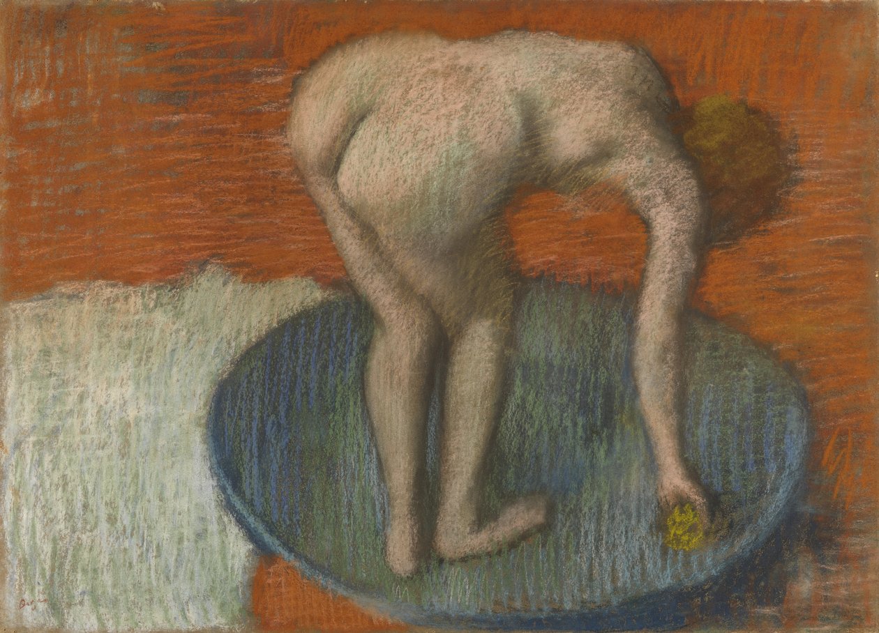 Mujer en la bañera de Edgar Degas