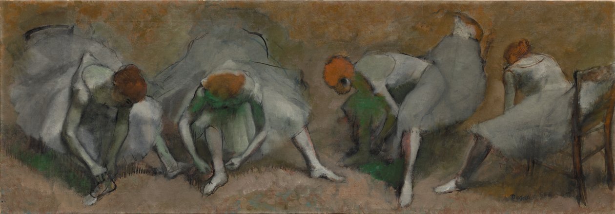 Friso de bailarines de Edgar Degas