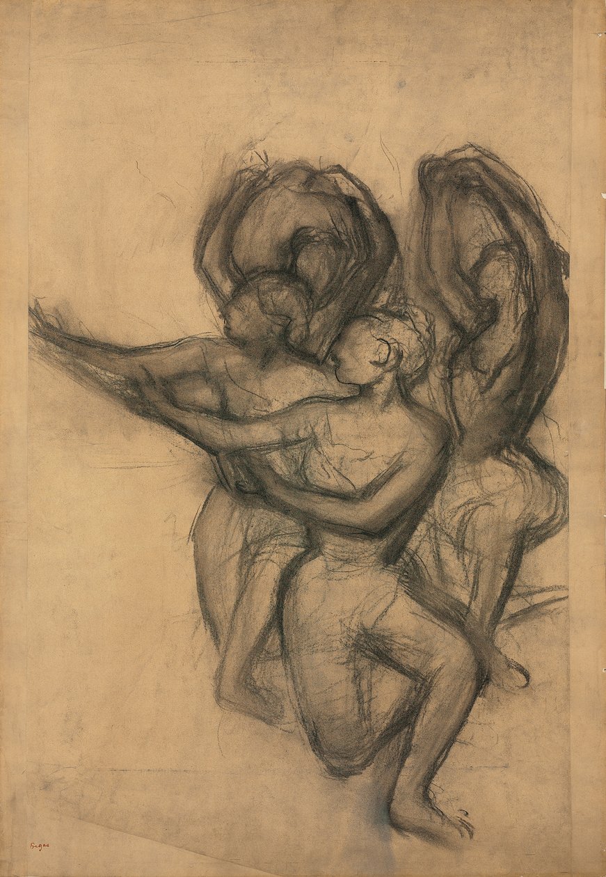 Grupo de bailarines; Groupe de Danseuses, c.1895-1900 de Edgar Degas