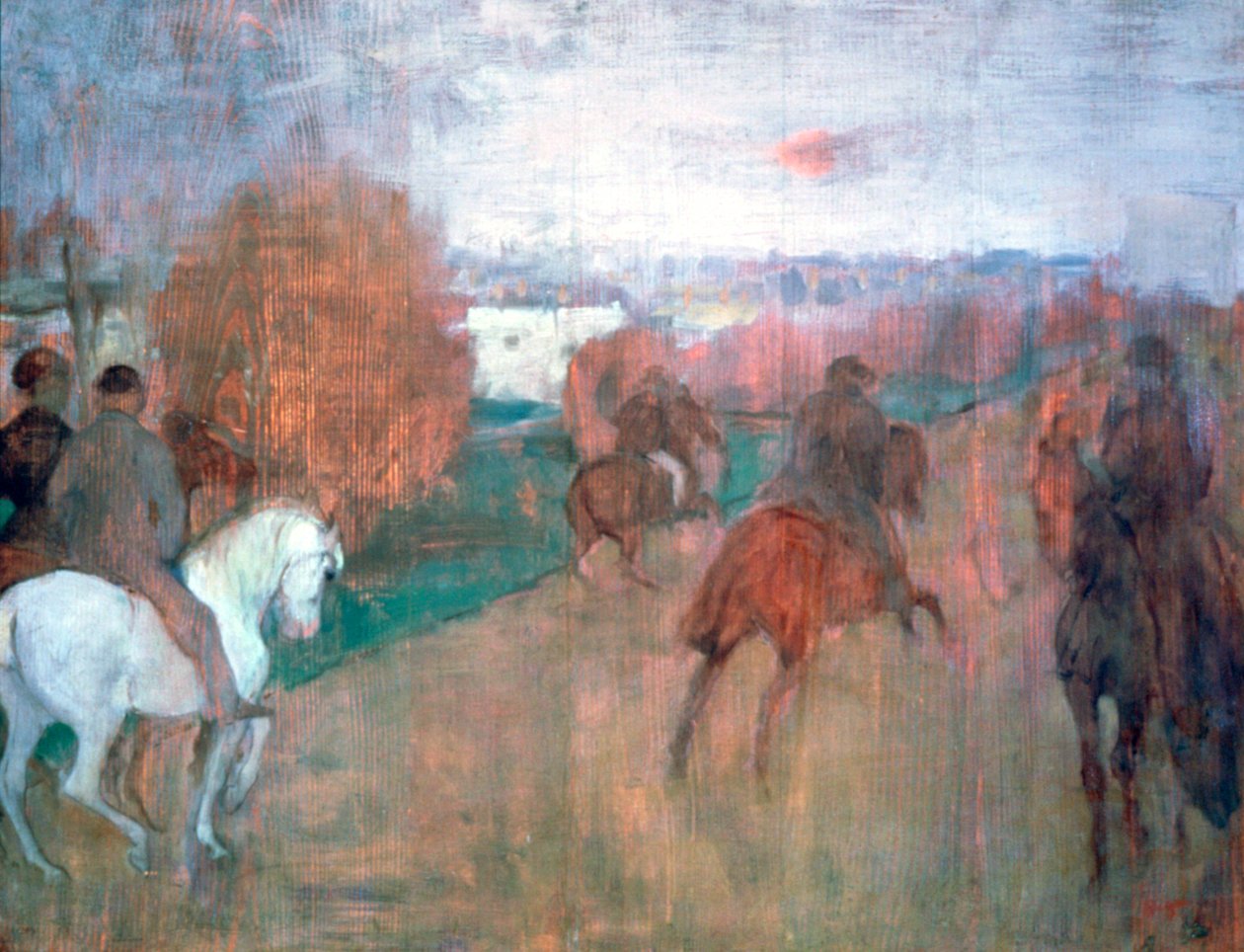 Jinetes, 1864-1868 de Edgar Degas