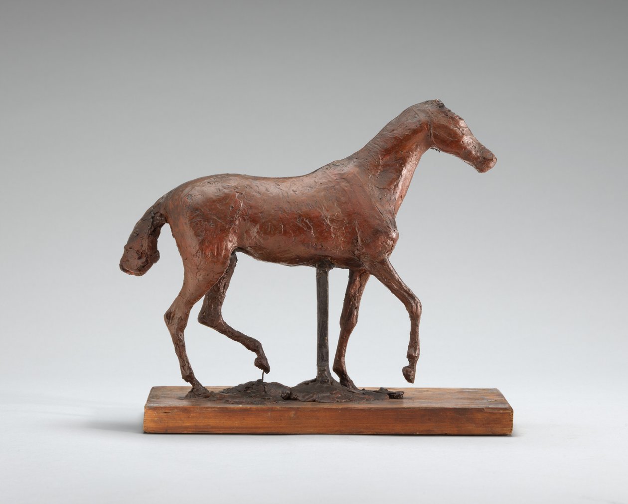 Caballo caminando, posiblemente principios de 1870 de Edgar Degas