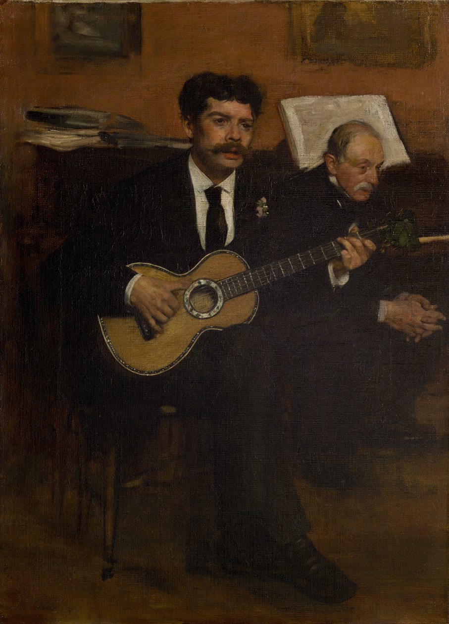 Lorenzo Pagans y Auguste de Gas de Edgar Degas