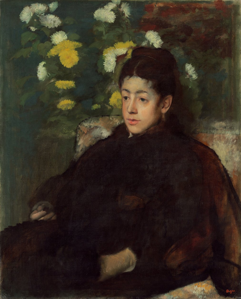 Mademoiselle Malot, c. 1877 de Edgar Degas