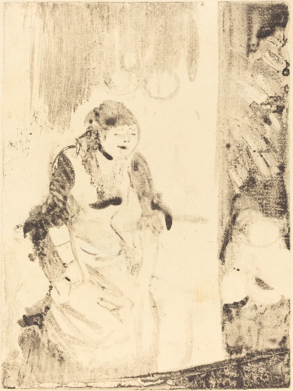 Mlle Bécat, c. 1877-1878 de Edgar Degas