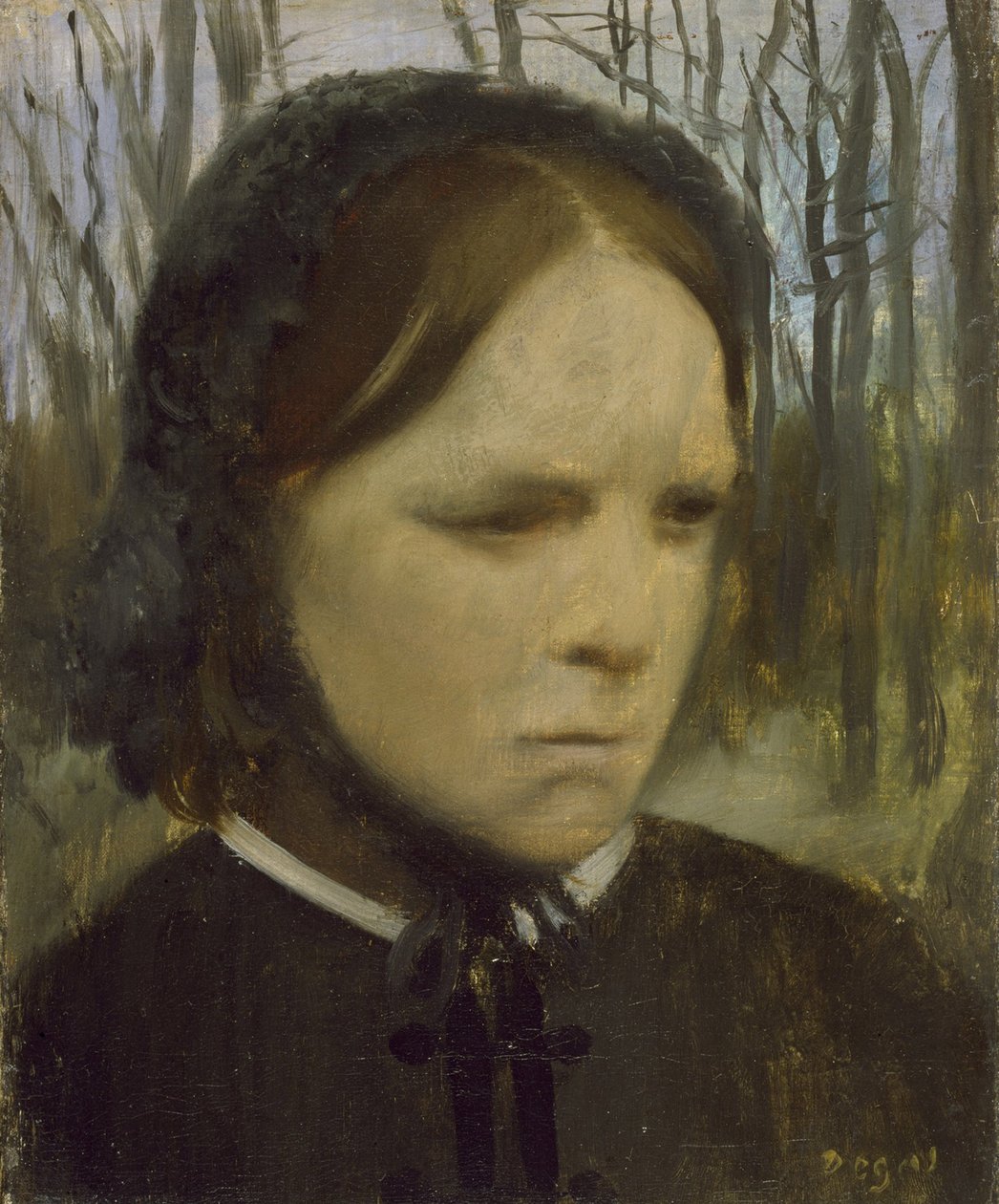 Retrato de Estelle Balfour, 1863-65 de Edgar Degas