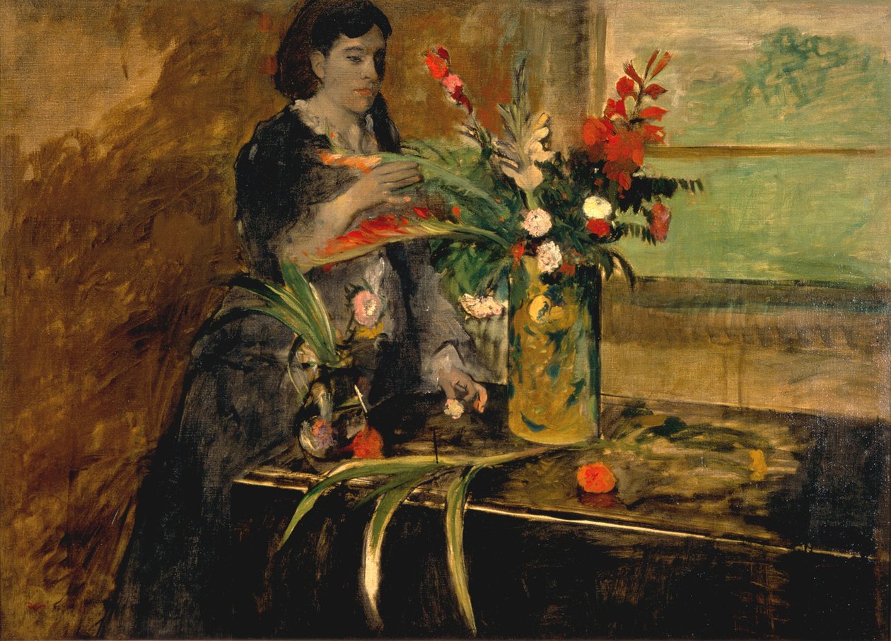 Retrato de Estelle Musson Degas de Edgar Degas
