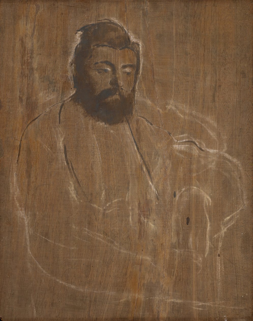 Retrato de un hombre de Edgar Degas