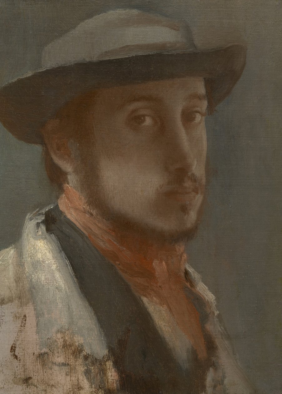 Autorretrato, c.1857-58 de Edgar Degas