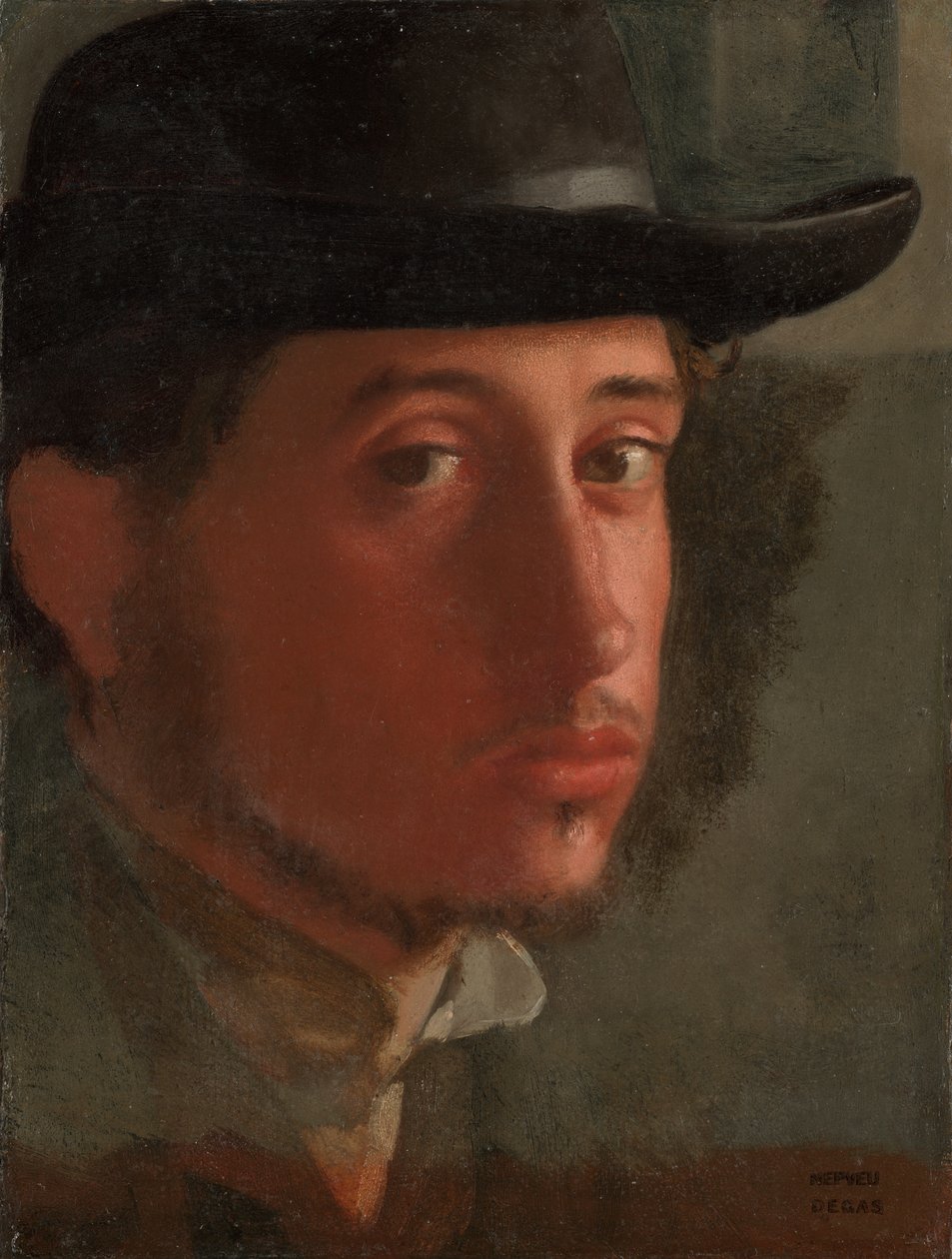 Autorretrato de Edgar Degas