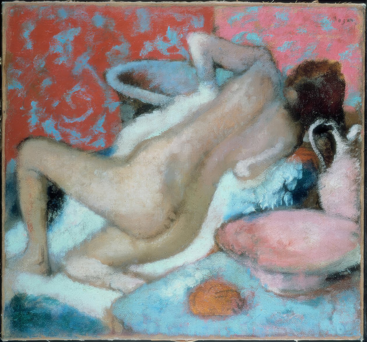 Mujer secándose de Edgar Degas