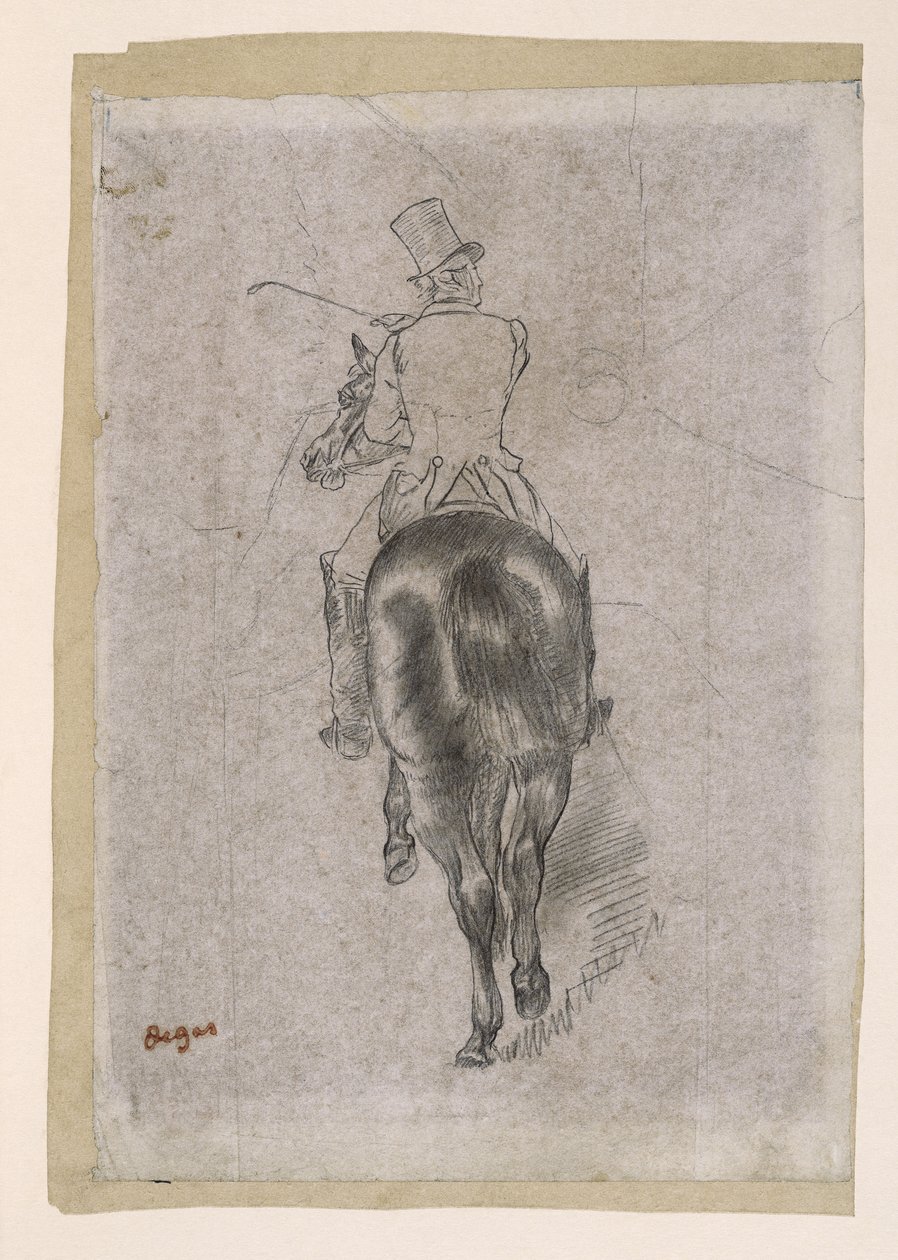 Espoleando al caballo de Edgar Degas