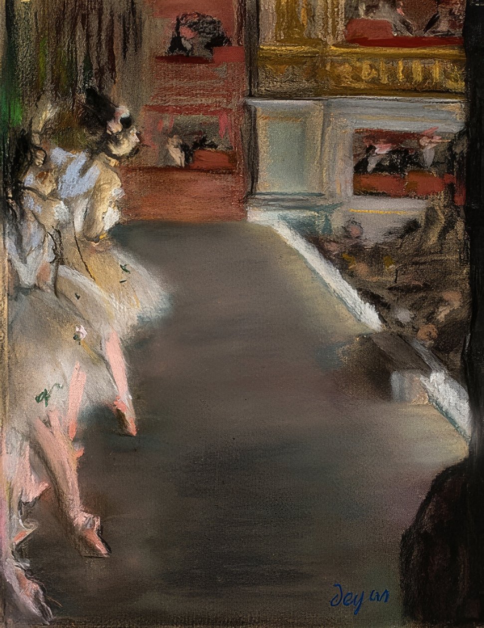 Bailarinas en la Ópera Vieja de Edgar Degas