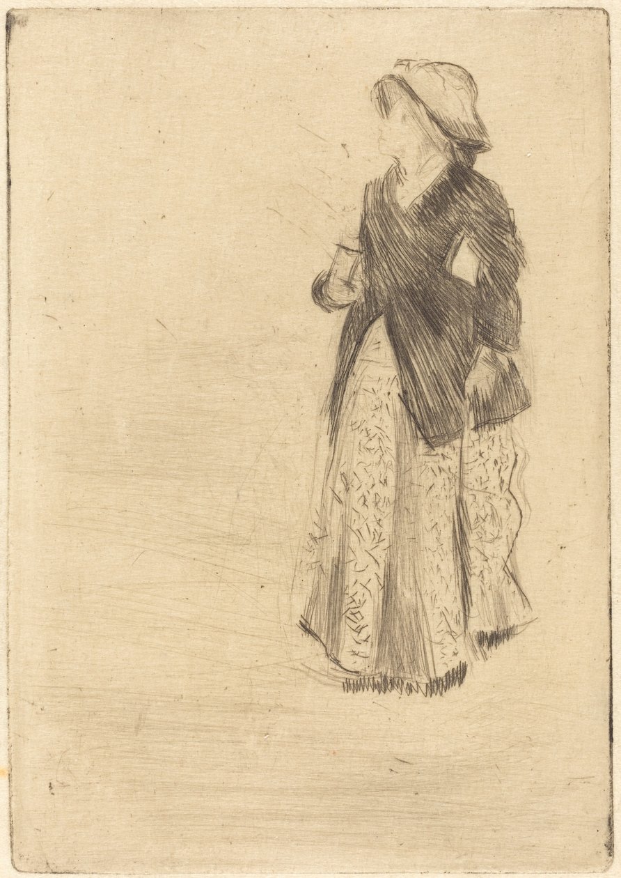 La actriz Ellen Andrée, 1879 de Edgar Degas