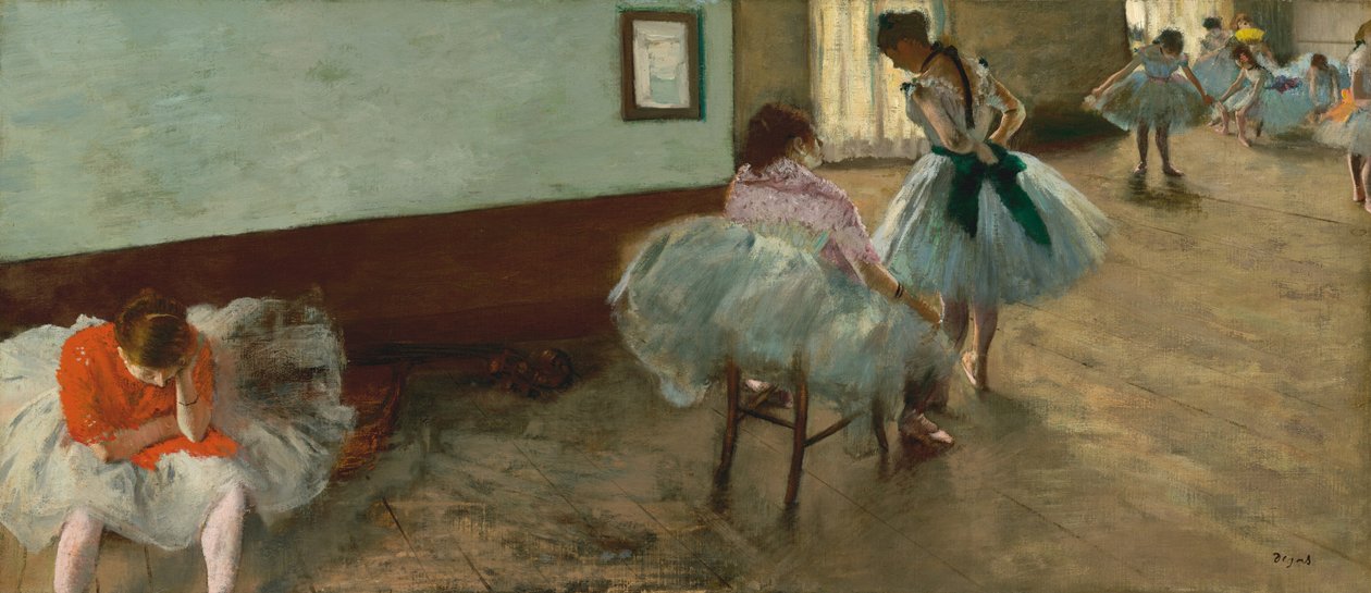 La lección de danza de Edgar Degas