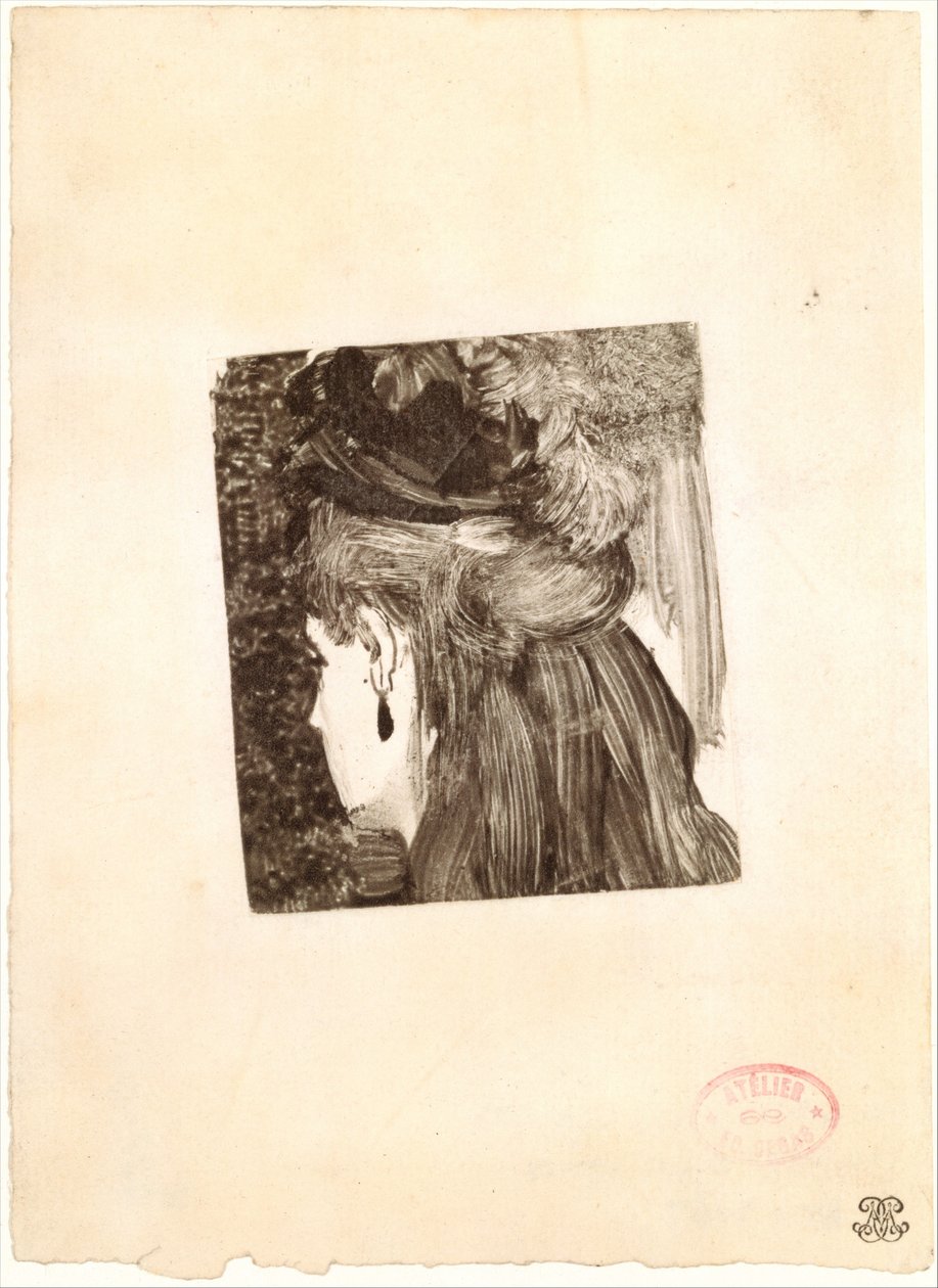El Pendiente de Azabache, 1876-77 de Edgar Degas