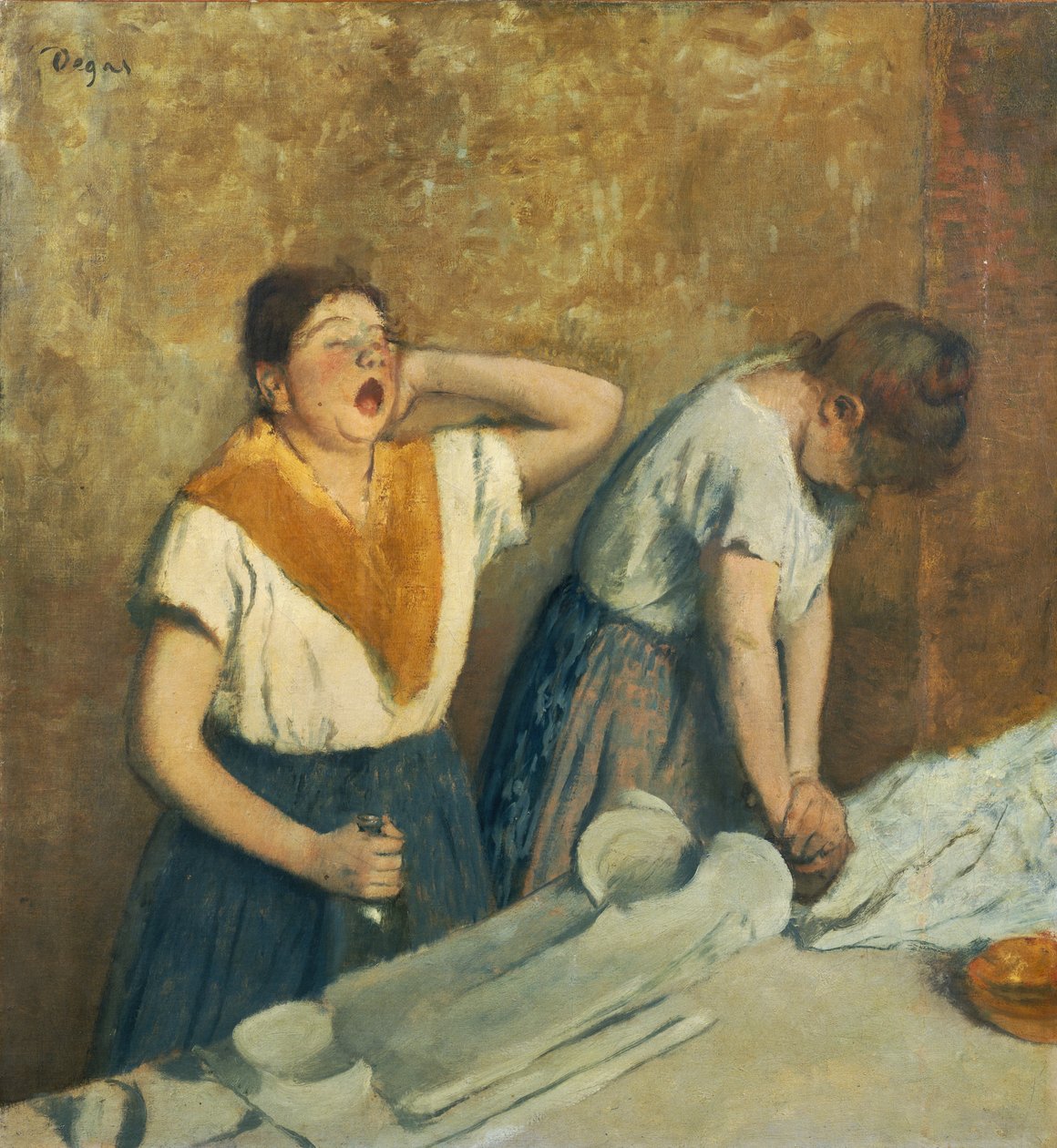 Las lavanderas de Edgar Degas