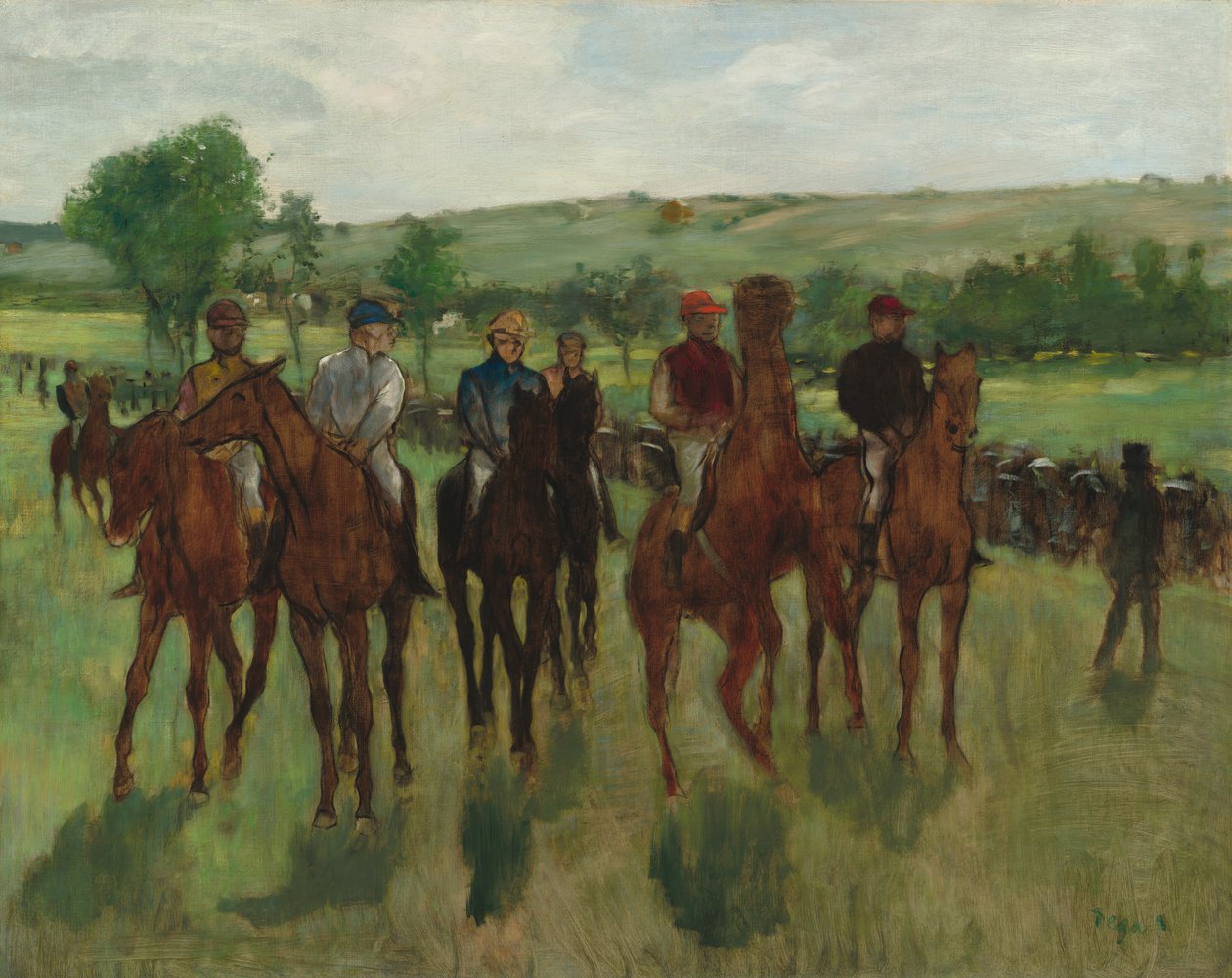 Los Jinetes de Edgar Degas