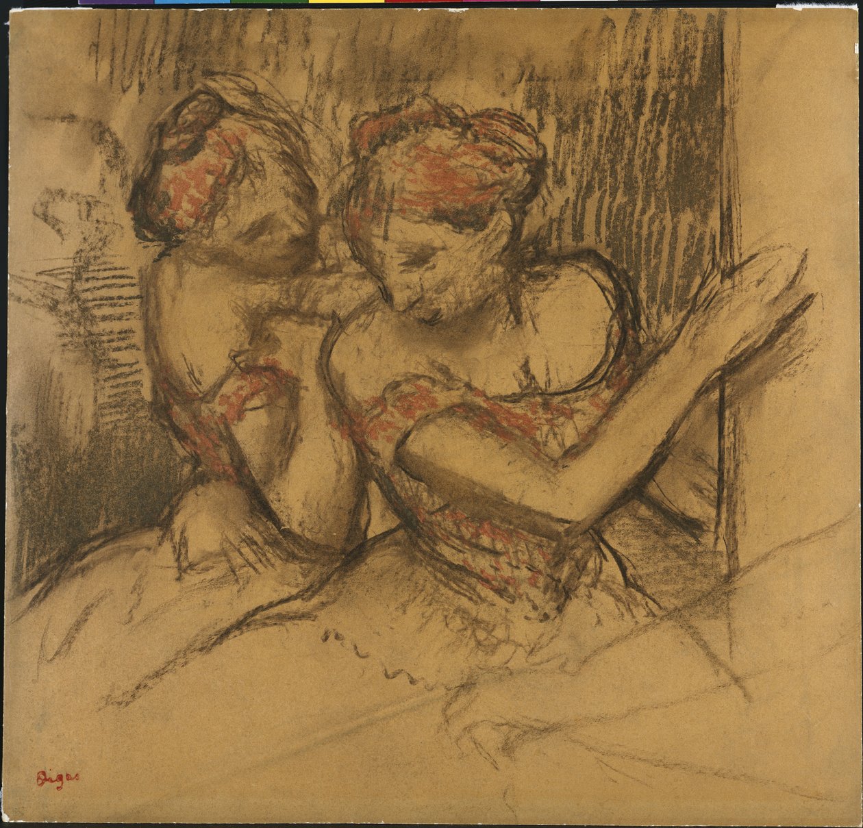 Dos bailarines de Edgar Degas