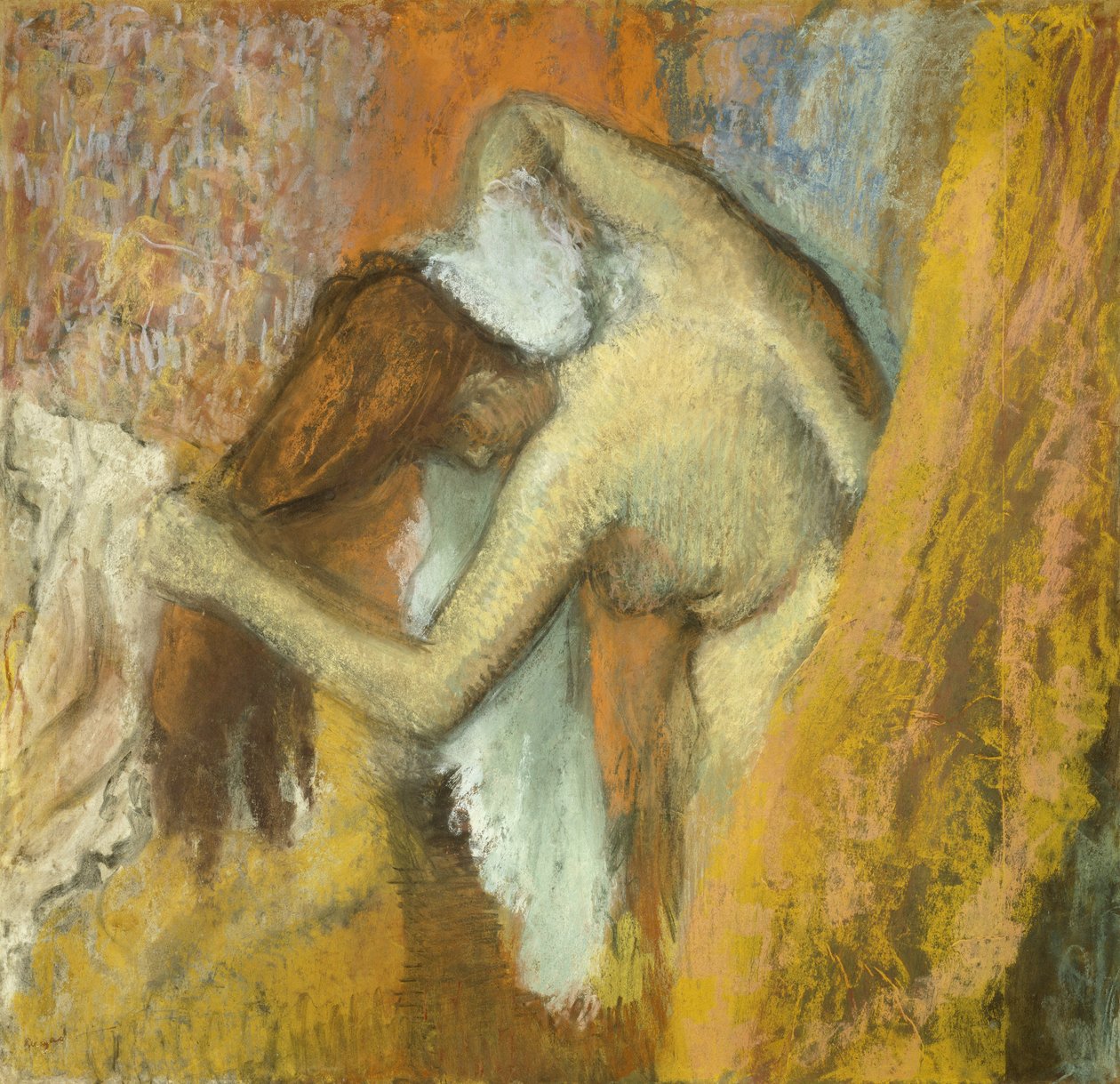 Mujer en su tocador de Edgar Degas