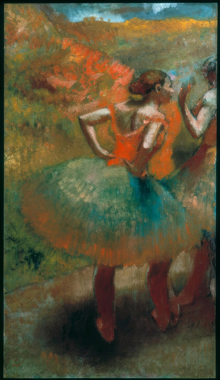 Dos bailarines de Edgar Degas