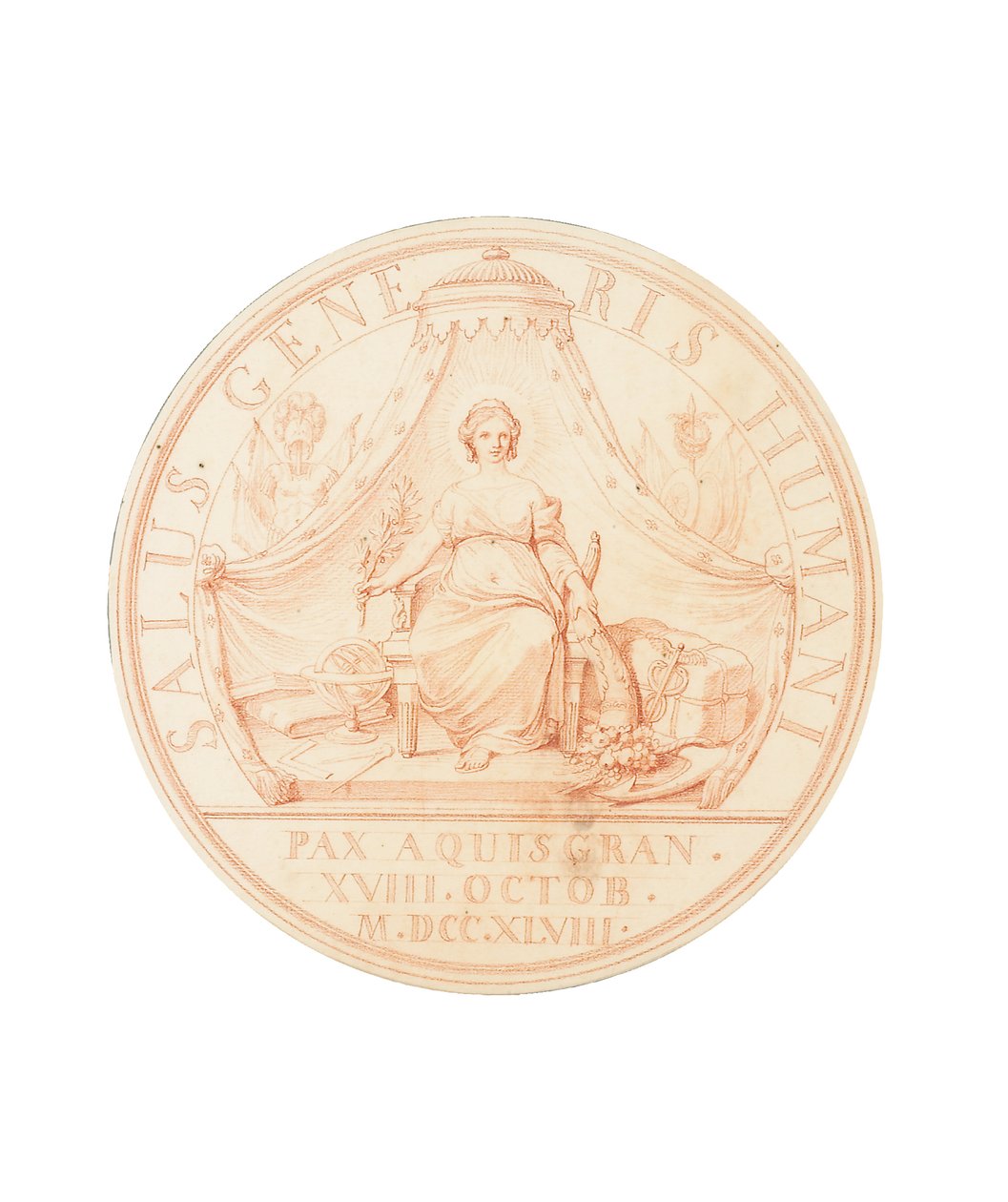 La Paz de Aquisgrán, 1748 de Edmé Bouchardon