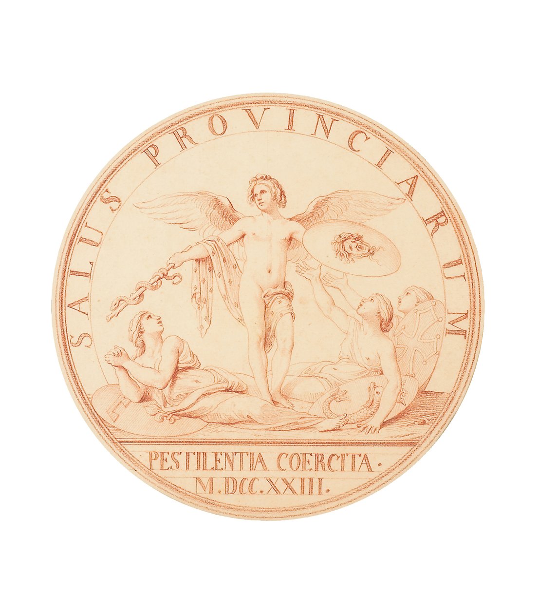 La plaga de Marsella, 1723 de Edmé Bouchardon