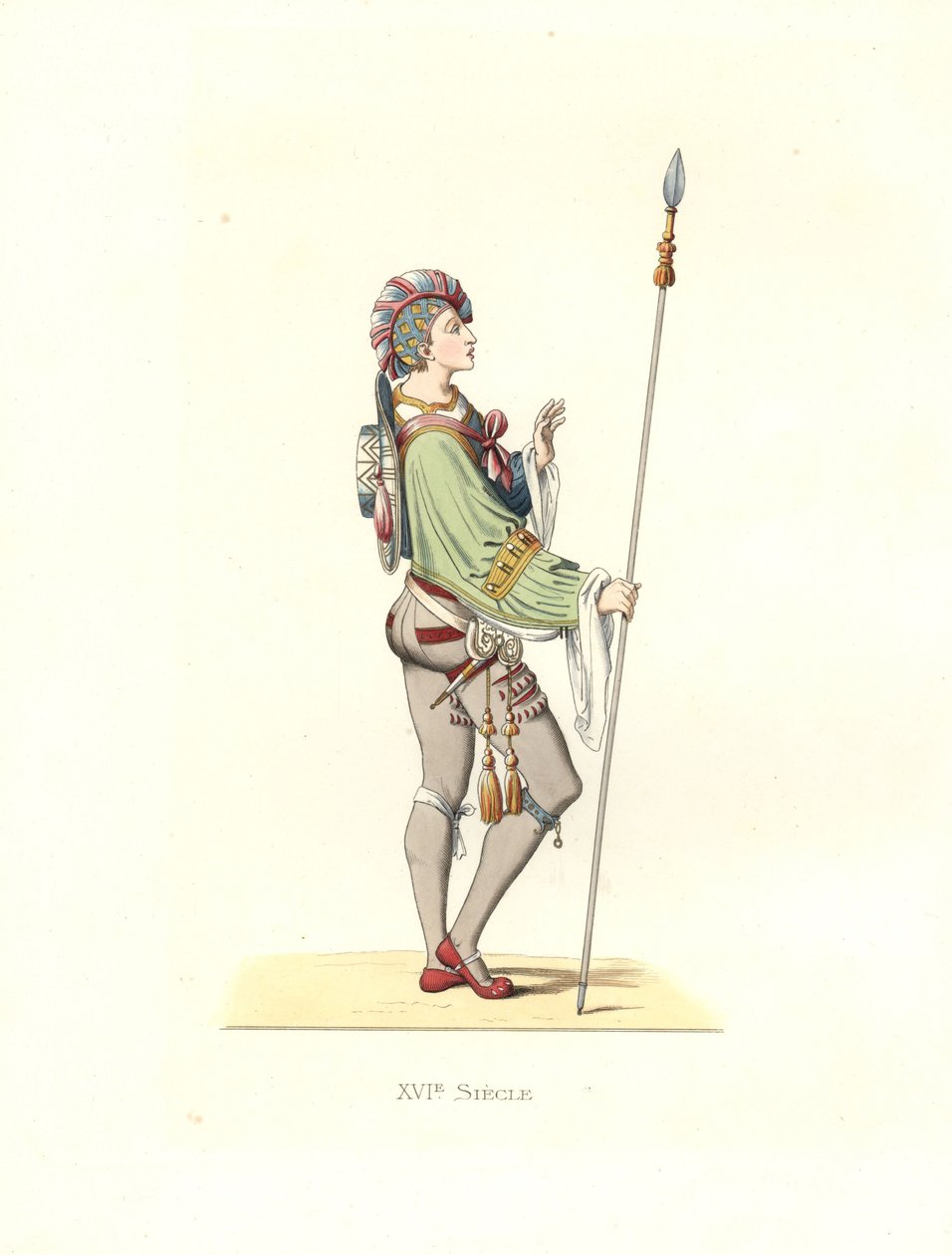 Asistente militar flamenco de Edmond Lechevallier Chevignard