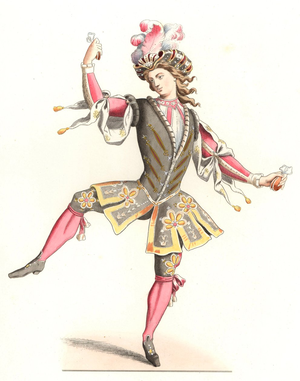 Francés en traje de baile de Edmond Lechevallier Chevignard