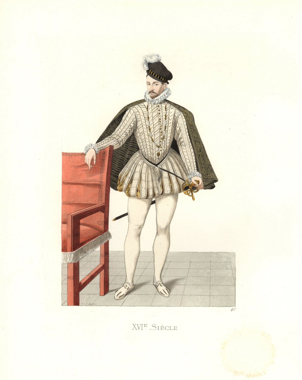 Rey Carlos IX de Francia (1550-1574) de Edmond Lechevallier Chevignard