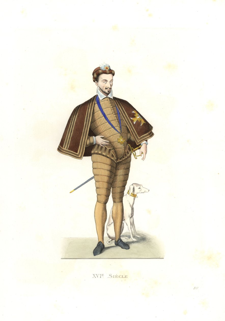 Rey Enrique III de Francia de Edmond Lechevallier Chevignard